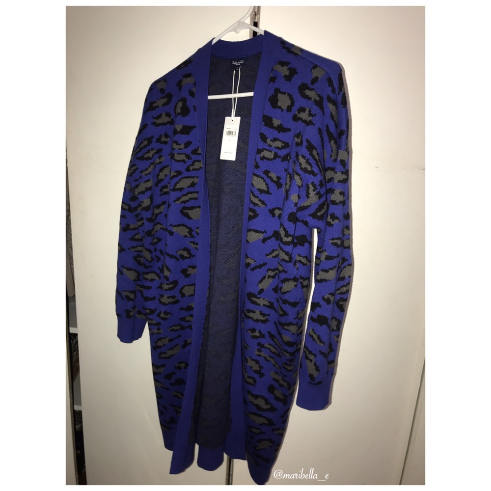 Beautiful oversized leopard print cardigan